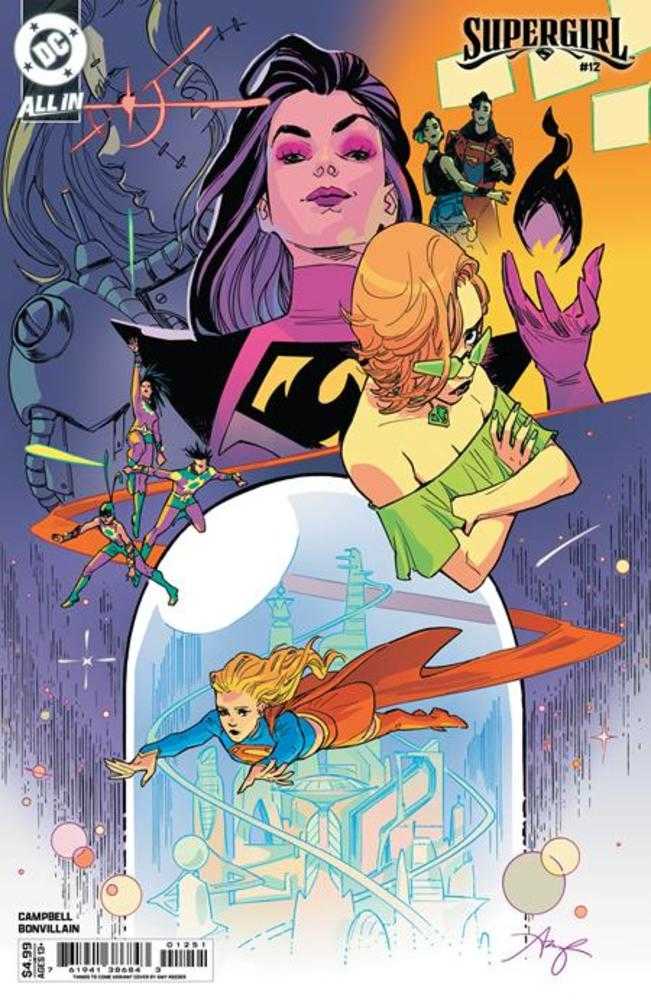 Supergirl 12 Cover E Amy Reeder Things To Come Card Stock Variant (The Reign Of The Superboys) - Walt's Comic Shop