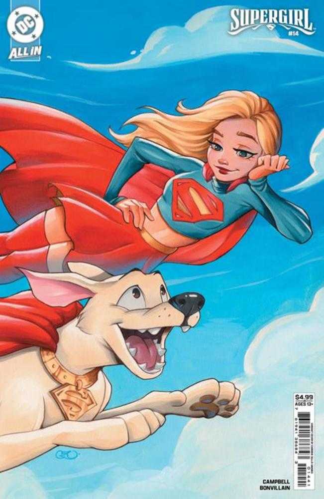 Supergirl 14 Cover D Chrissie Zullo Uminga Card Stock Variant (The Reign Of The Superboys) - Walt's Comic Shop