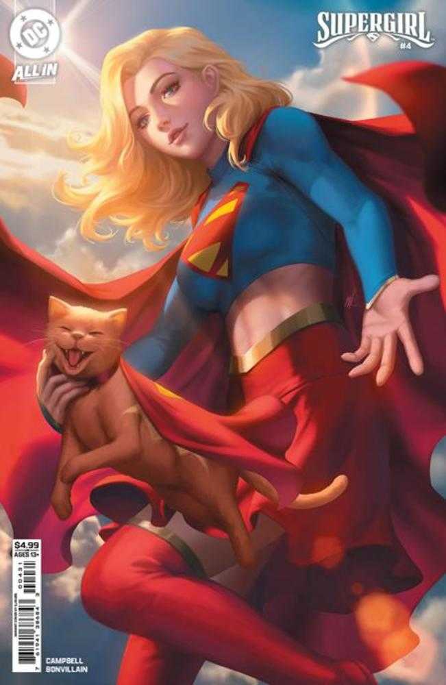 Supergirl 4 Cover C Ejikure Card Stock Variant - Walt's Comic Shop