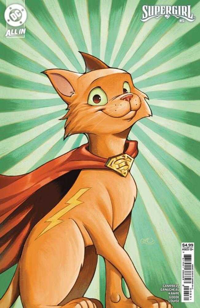 Supergirl 5 Cover C Chrissie Zullo Card Stock Variant - Walt's Comic Shop