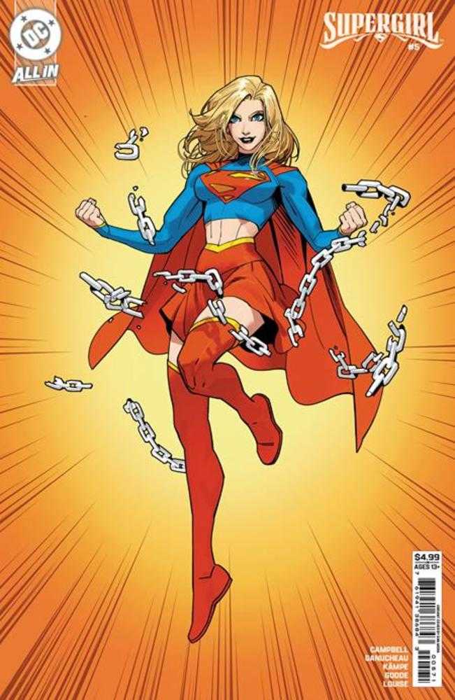 Supergirl 5 Cover F Dan Mora Corner Box Card Stock Variant - Walt's Comic Shop