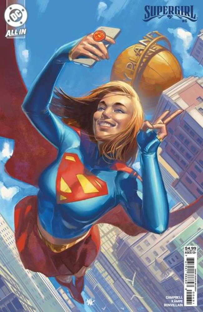 Supergirl 6 Cover C Ben Harvey Card Stock Variant - Walt's Comic Shop