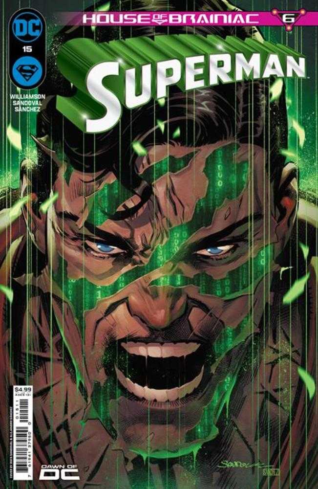 Superman #15 Cover A Rafa Sandoval (House Of Brainiac)(Absolute Power) - Walt's Comic Shop