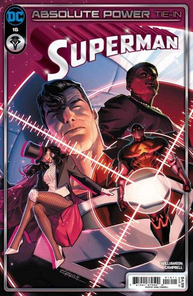 Superman #16 Cover A Jamal Campbell (Absolute Power) - Walt's Comic Shop