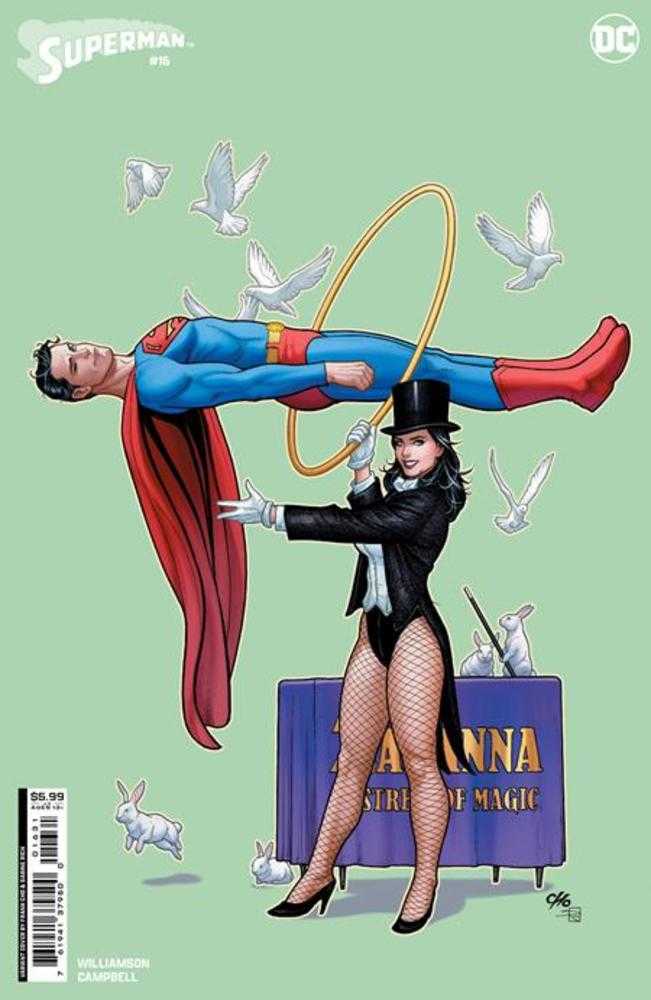 Superman #16 Cover C Frank Cho Card Stock Variant (Absolute Power) - Walt's Comic Shop