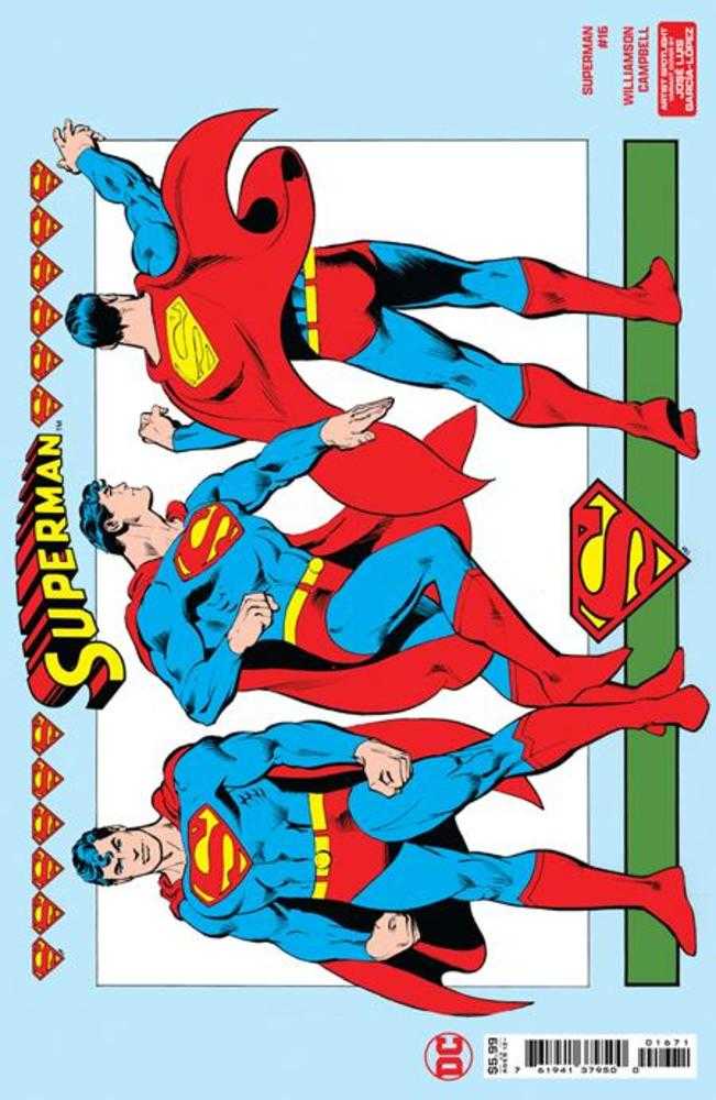 Superman #16 Cover E Jose Luis Garcia - Lopez Artist Spotlight Card Stock Variant (Absolute Power) - Walt's Comic Shop