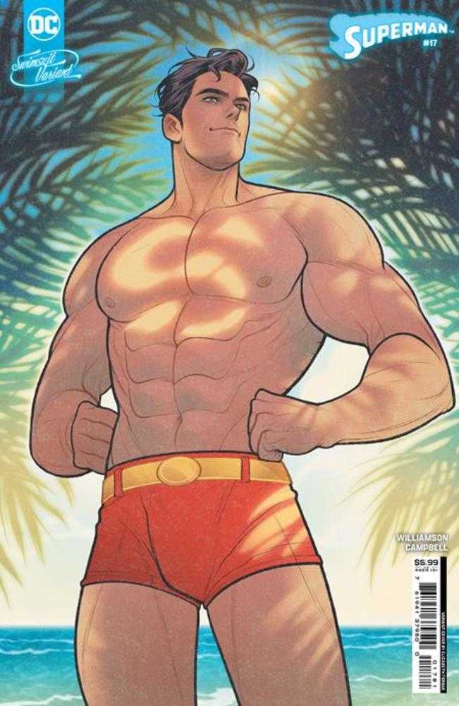 Superman #17 Cover F Elizabeth Torque Swimsuit Card Stock Variant (Absolute Power) - Walt's Comic Shop