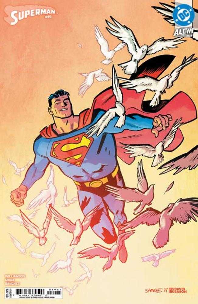 Superman #19 Cover D Chris Samnee Card Stock Variant - Walt's Comic Shop