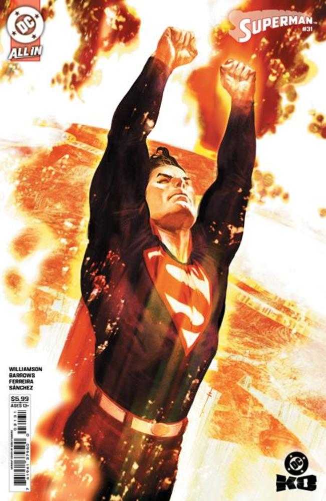 Superman 31 Cover C Sebastian Fiumara Card Stock Variant (DC K.O.) - Walt's Comic Shop