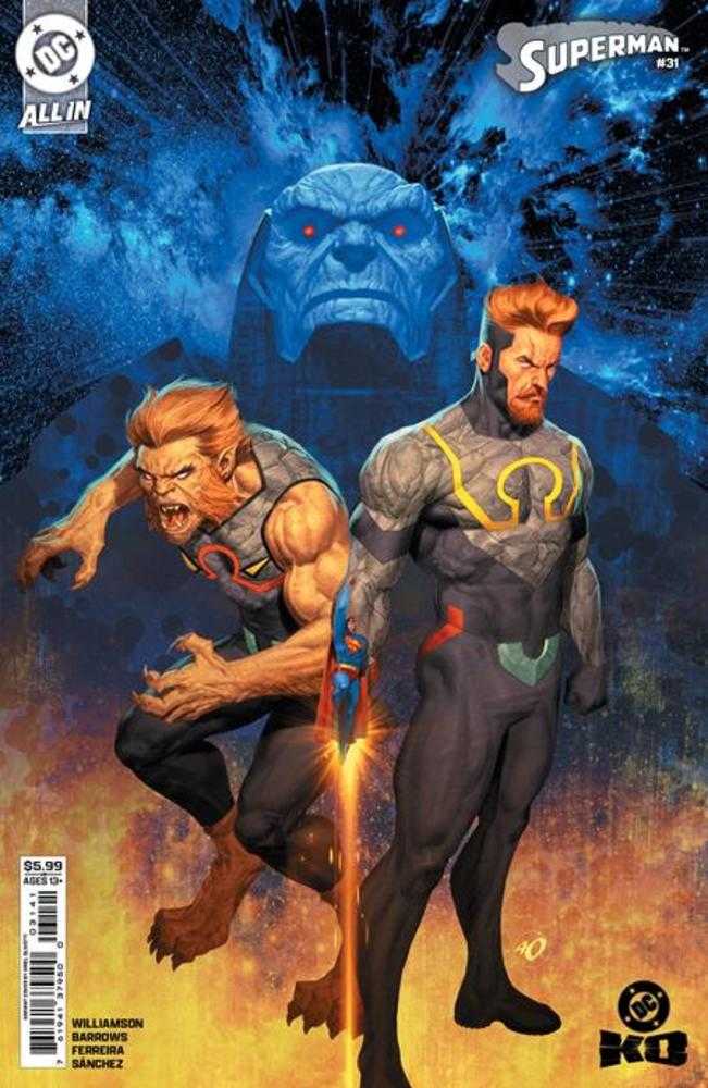 Superman 31 Cover D Ariel Olivetti Card Stock Variant (DC K.O.) - Walt's Comic Shop