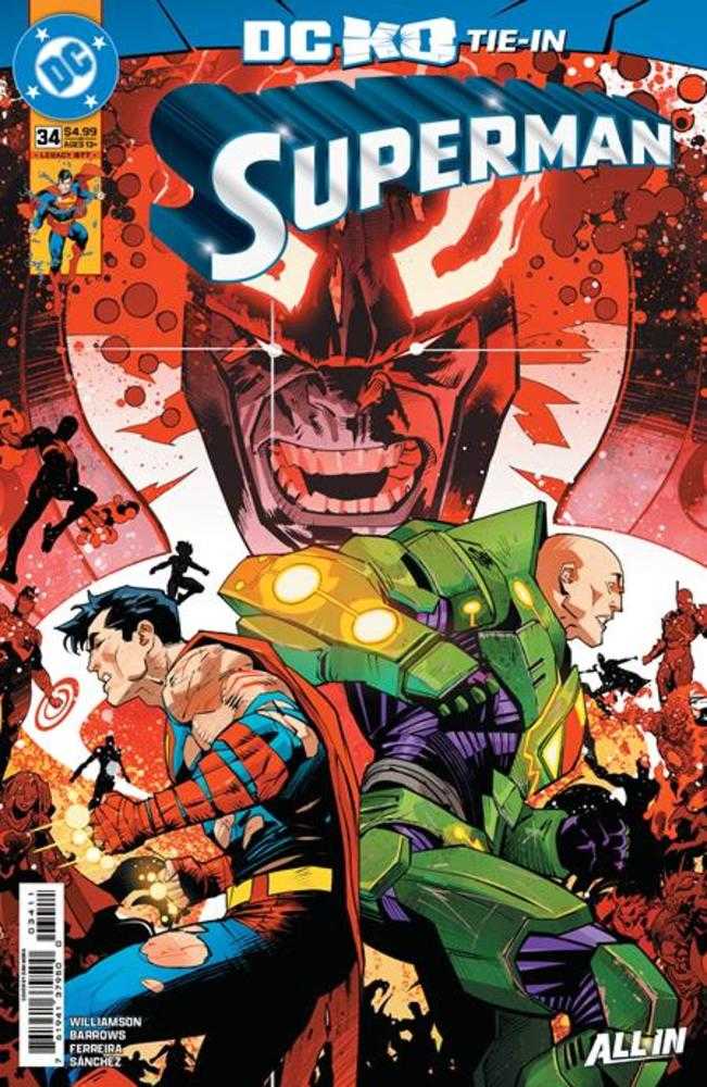 Superman 34 Cover A Dan Mora (DC K.O.) - Walt's Comic Shop