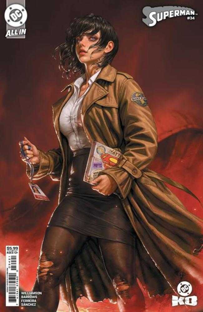 Superman 34 Cover B Kyuyong Eom Card Stock Variant (DC K.O.) - Walt's Comic Shop