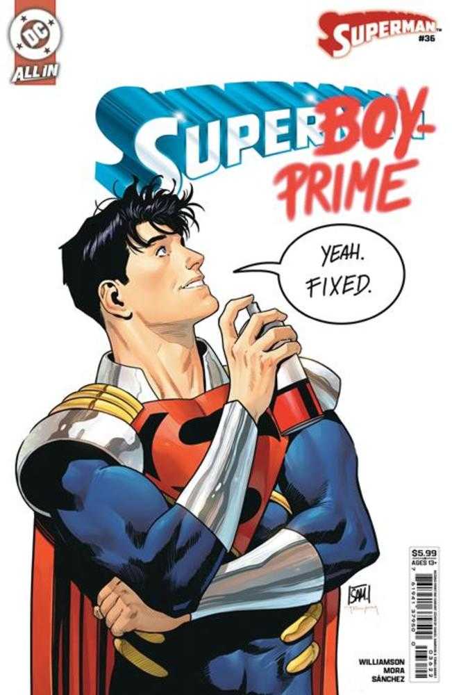Superman 36 2nd Print Cover B Daniel Sampere Card Stock Variant - Walt's Comic Shop