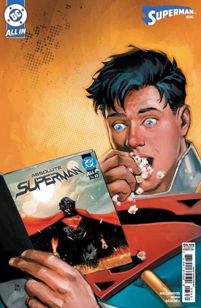 Superman 36 Cover C Rod Reis Absolute Superman Card Stock Variant - Walt's Comic Shop