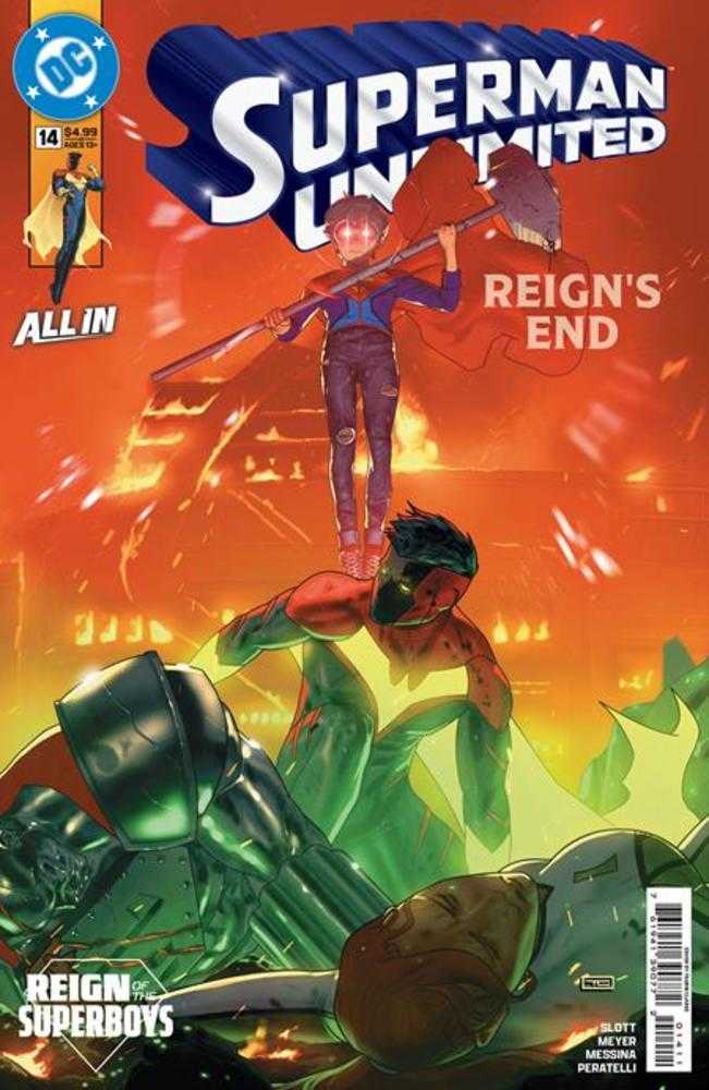 Superman Unlimited 14 Cover A Taurin Clarke (The Reign Of The Superboys) - Walt's Comic Shop