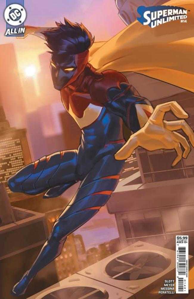 Superman Unlimited 14 Cover B Raiko Card Stock Variant (The Reign Of The Superboys) - Walt's Comic Shop