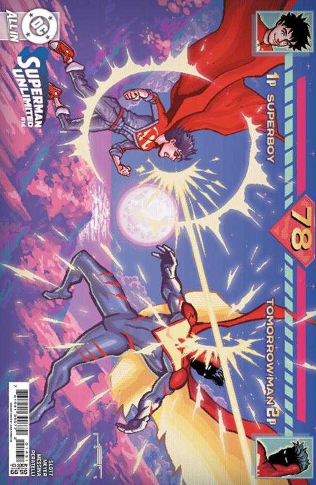 Superman Unlimited 14 Cover C Juan Ferreyra Card Stock Variant (The Reign Of The Superboys) - Walt's Comic Shop