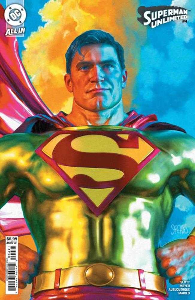 Superman Unlimited 4 Cover B Mark Spears Card Stock Variant - Walt's Comic Shop