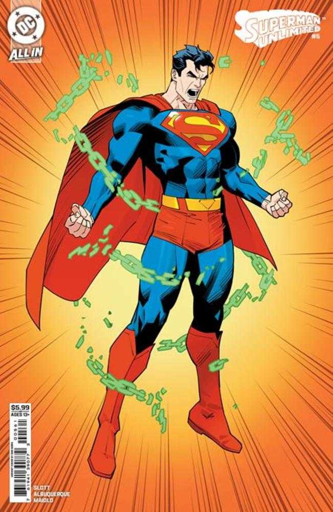 Superman Unlimited 5 Cover F Dan Mora Corner Box Card Stock Variant - Walt's Comic Shop