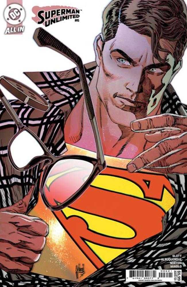 Superman Unlimited 6 Cover C Guillem March Card Stock Variant - Walt's Comic Shop