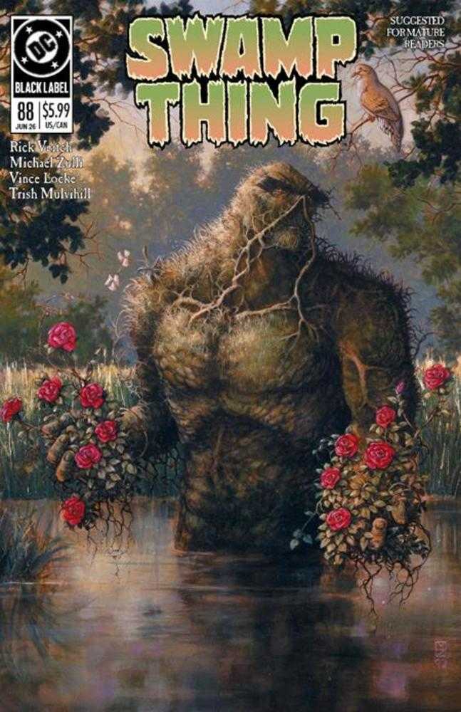Swamp Thing 1989 1 (Of 4) 2nd Print Cover B Michael Zulli Card Stock Variant (Mature) - Walt's Comic Shop
