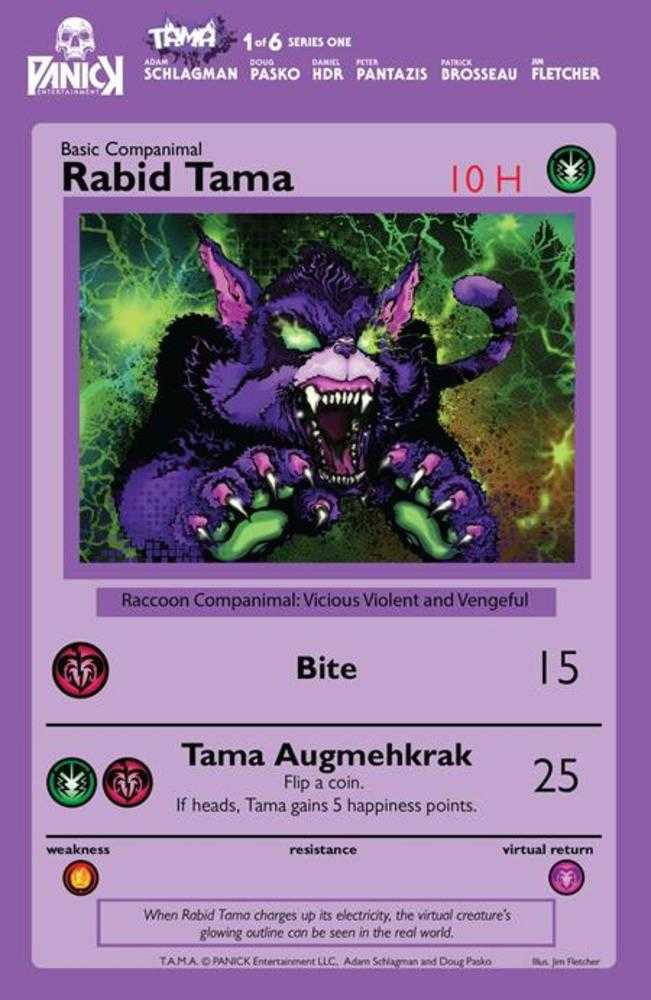 Tama 1 (Of 6) 2nd Print Cover B Jim Fletcher Vicious Violent And Vengeful Tama Variant - Walt's Comic Shop