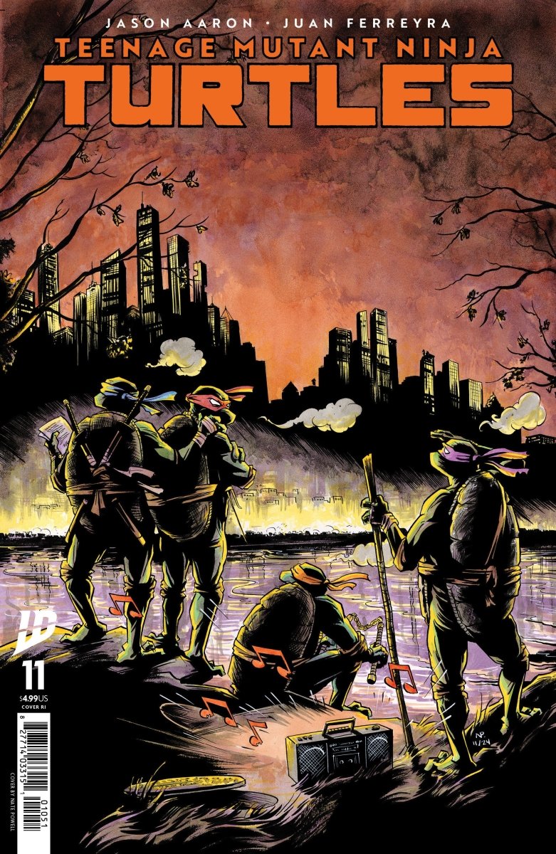 Teenage Mutant Ninja Turtles 11 1:25 Ratio Variant (Powell) - Walt's Comic Shop