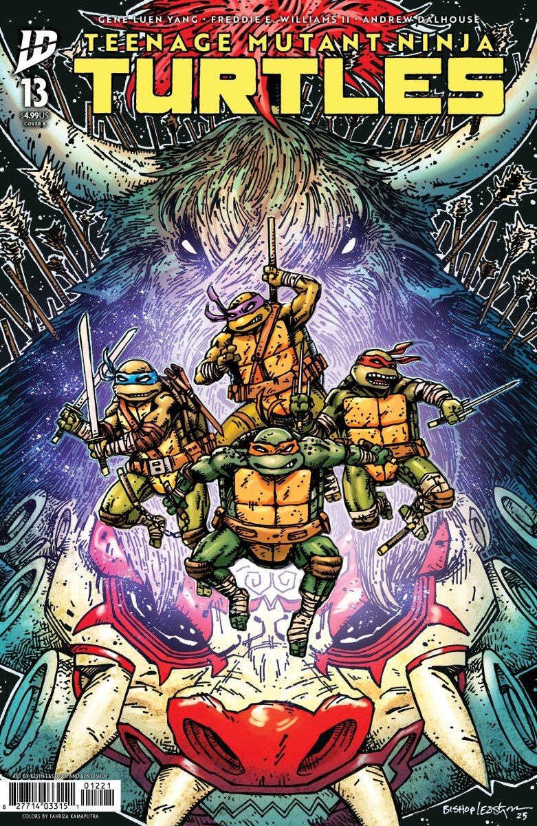 Teenage Mutant Ninja Turtles 13 Variant B (Eastman & Bishop) - Walt's Comic Shop
