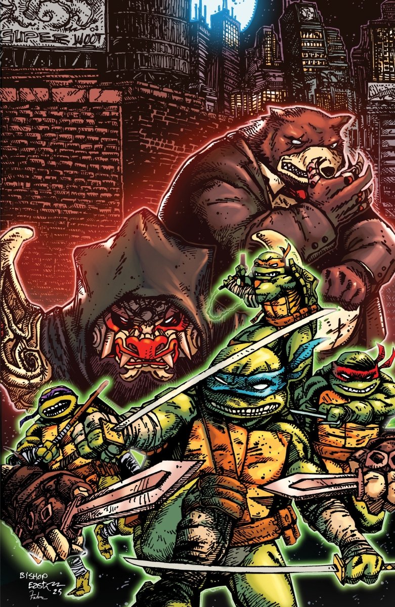 Teenage Mutant Ninja Turtles 14 1:25 Ratio Variant (Eastman & Bishop Full Art) - Walt's Comic Shop