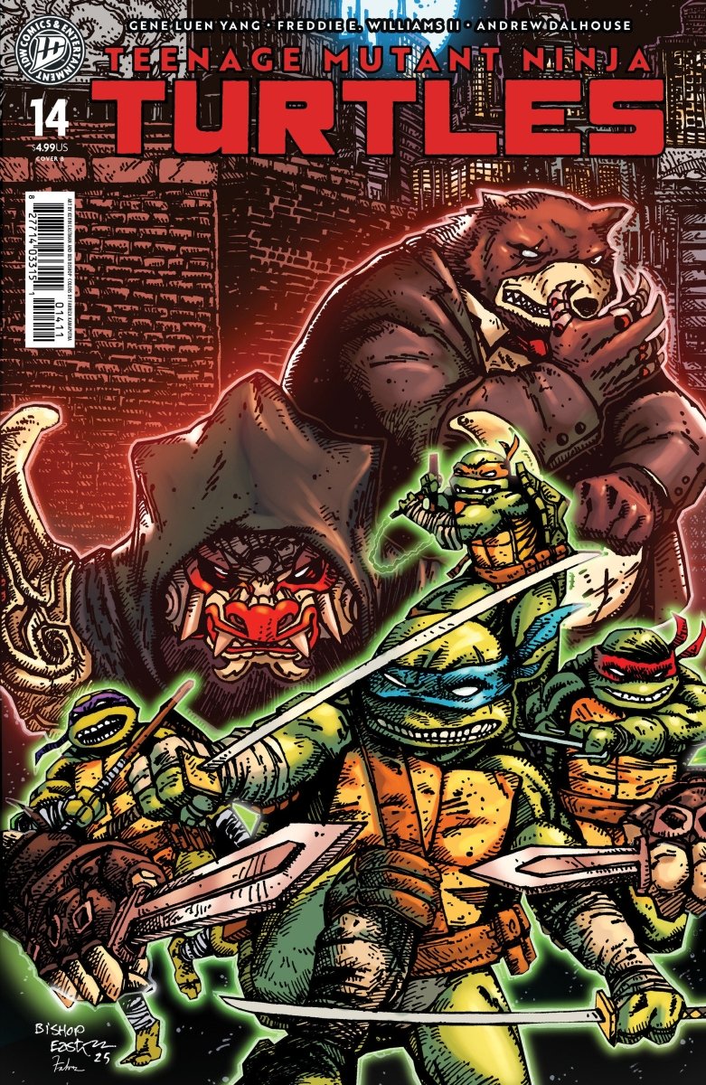 Teenage Mutant Ninja Turtles 14 Variant B (Eastman & Bishop) - Walt's Comic Shop