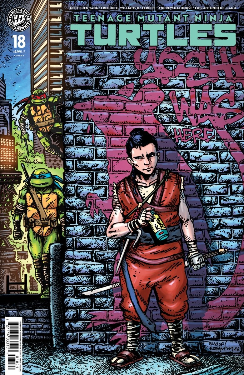 Teenage Mutant Ninja Turtles 18 Variant B (Eastman & Bishop) - Walt's Comic Shop