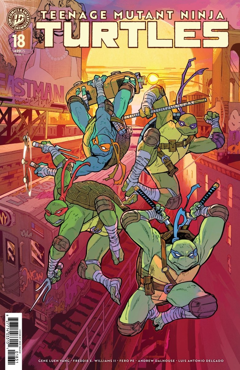 Teenage Mutant Ninja Turtles 18 Variant C (Balám) - Walt's Comic Shop
