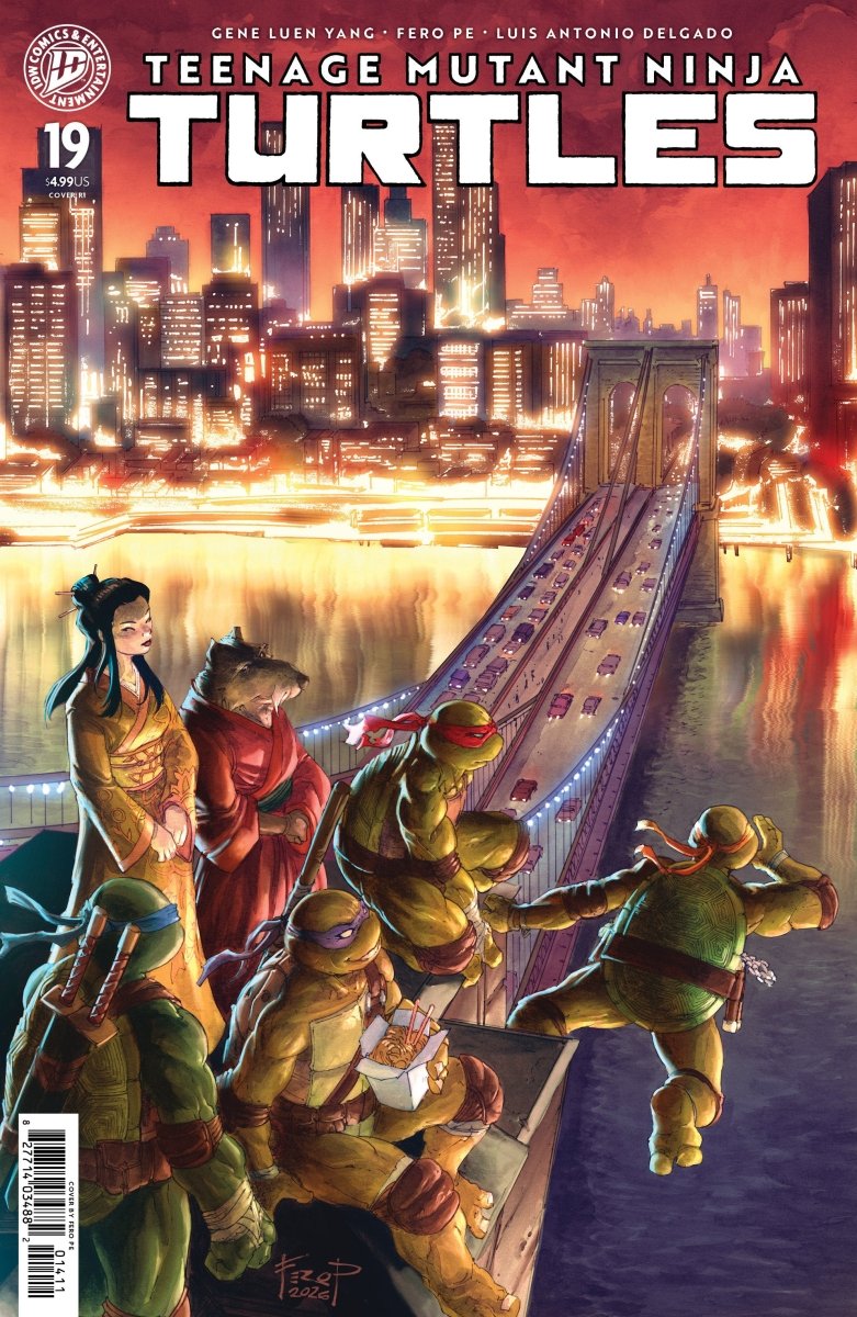 Teenage Mutant Ninja Turtles 19 1:25 Ratio Variant (Pe) - Walt's Comic Shop