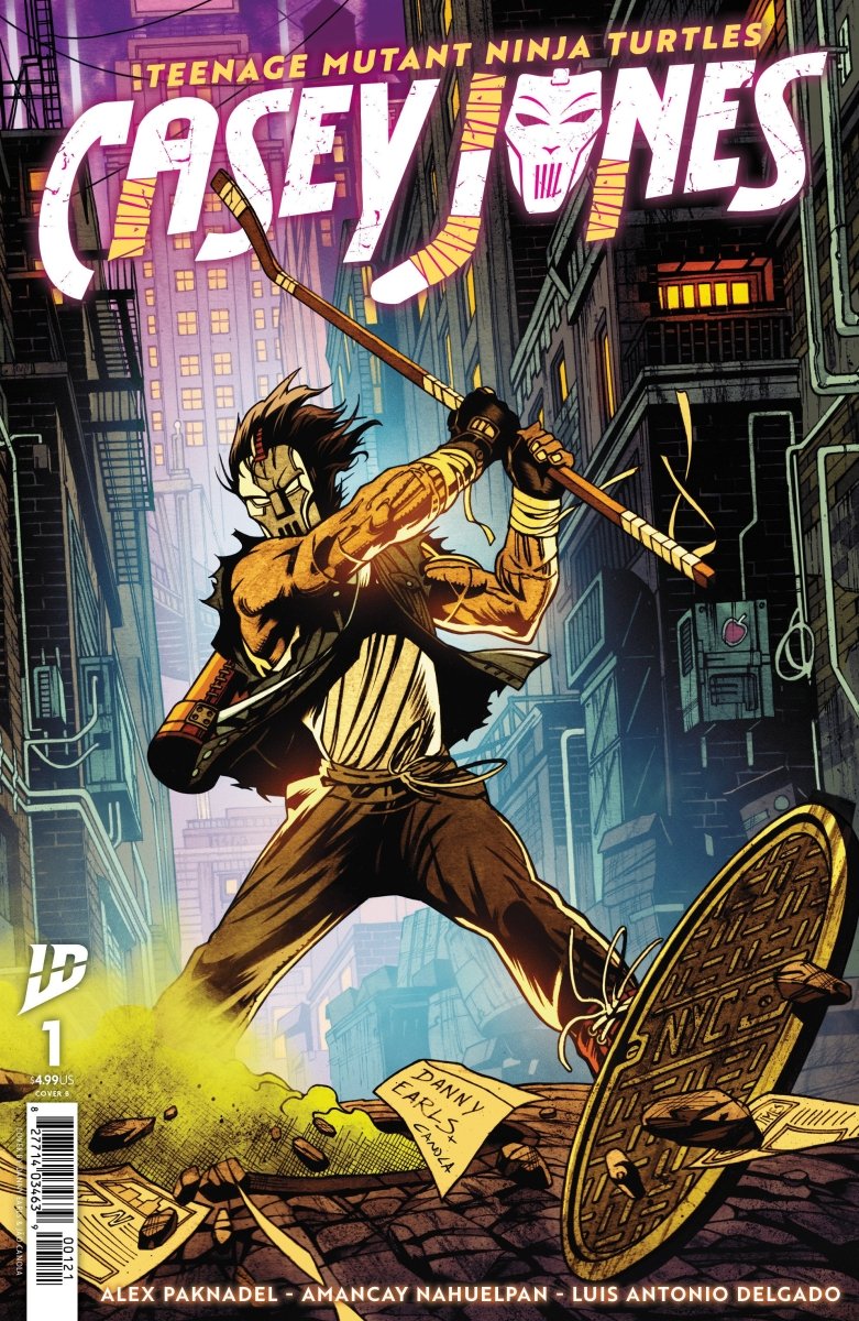 Teenage Mutant Ninja Turtles: Casey Jones 1 Variant B (Earls) - Walt's Comic Shop