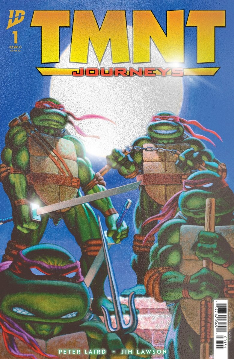 Teenage Mutant Ninja Turtles: Journeys 1 1:10 Ratio Variant Ri Foil (Laird & Dooney) - Walt's Comic Shop