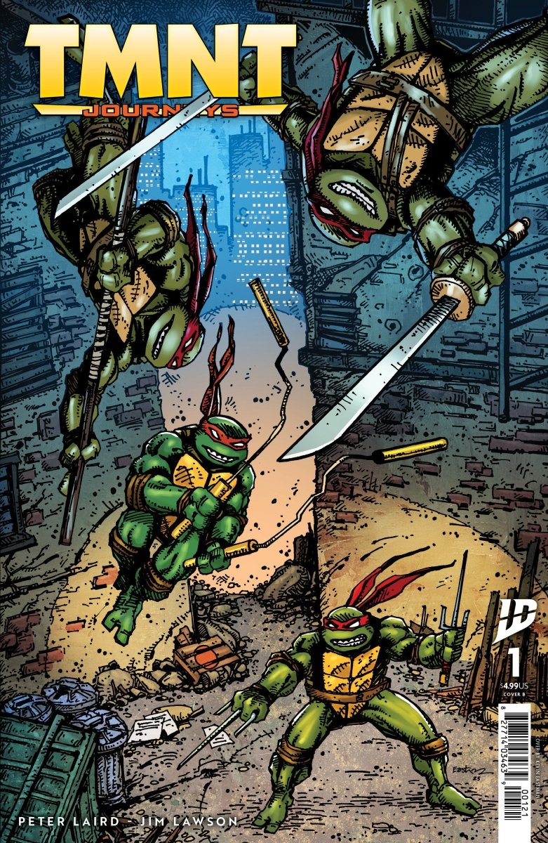 Teenage Mutant Ninja Turtles: Journeys 1 Variant B (Eastman) - Walt's Comic Shop