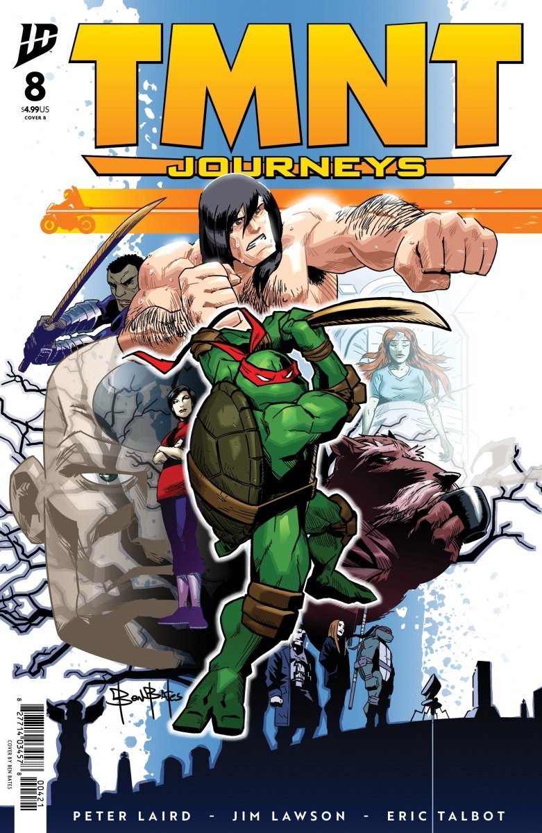 Teenage Mutant Ninja Turtles: Journeys 8 Variant B (Bates) - Walt's Comic Shop