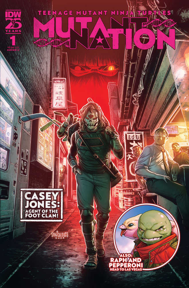 Teenage Mutant Ninja Turtles: Mutant Nation #1 Variant C (Santolouco) - Walt's Comic Shop