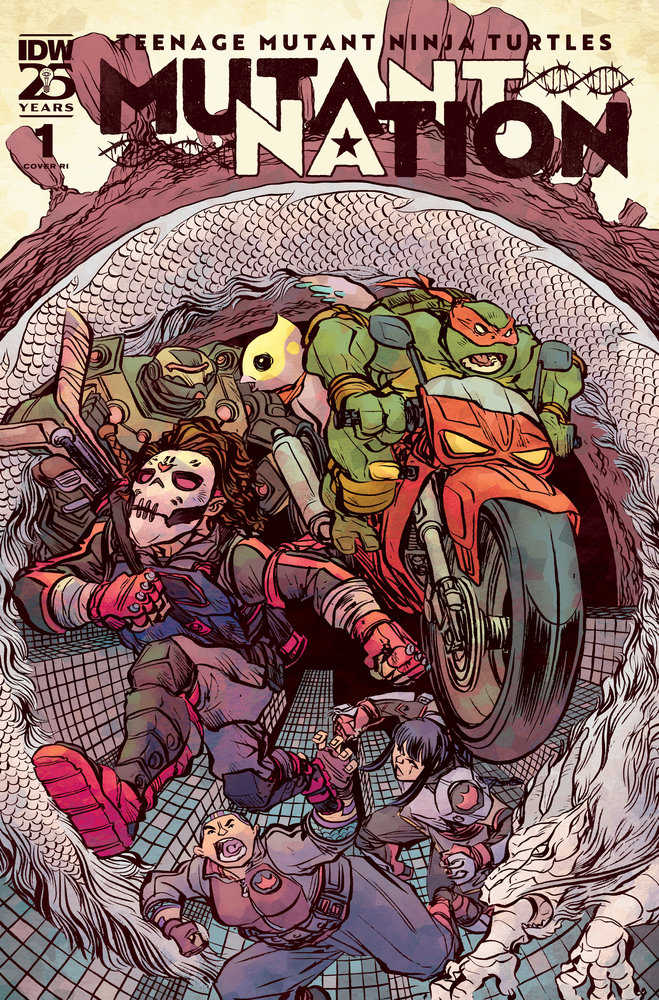 Teenage Mutant Ninja Turtles: Mutant Nation #1 Variant Ri (10) (Lonergan) - Walt's Comic Shop