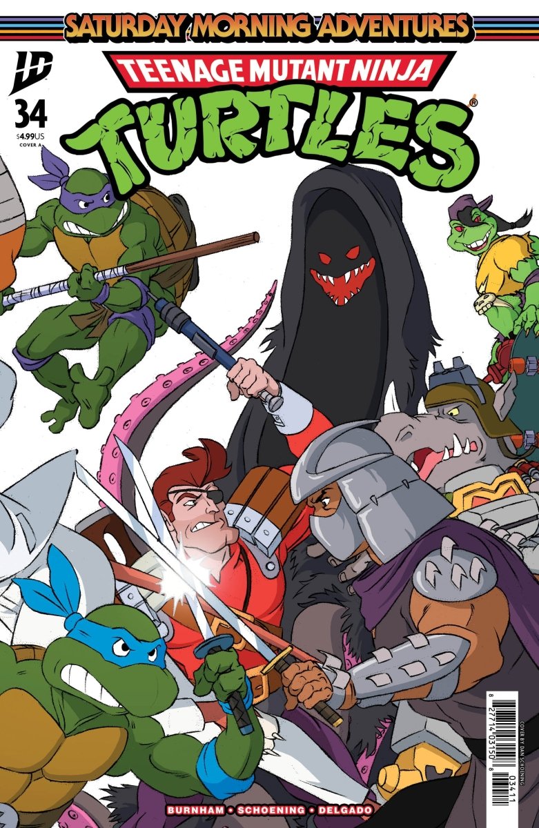 Teenage Mutant Ninja Turtles: Saturday Morning Adventures 34 Cover A (Schoening Connecting Cover Set) - Walt's Comic Shop