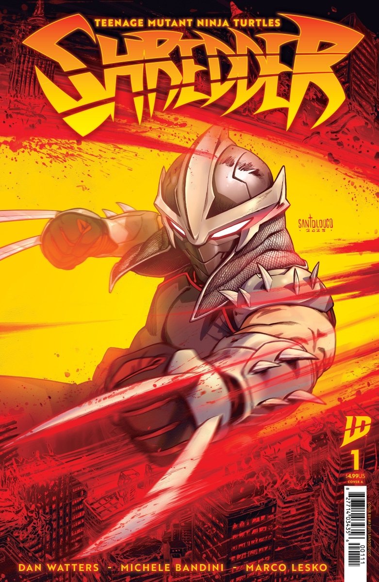 Teenage Mutant Ninja Turtles: Shredder 1 Cover A (Santolouco) - Walt's Comic Shop