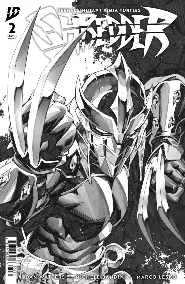 Teenage Mutant Ninja Turtles: Shredder 2 1:25 Ratio Variant (Ngu Black & White) - Walt's Comic Shop