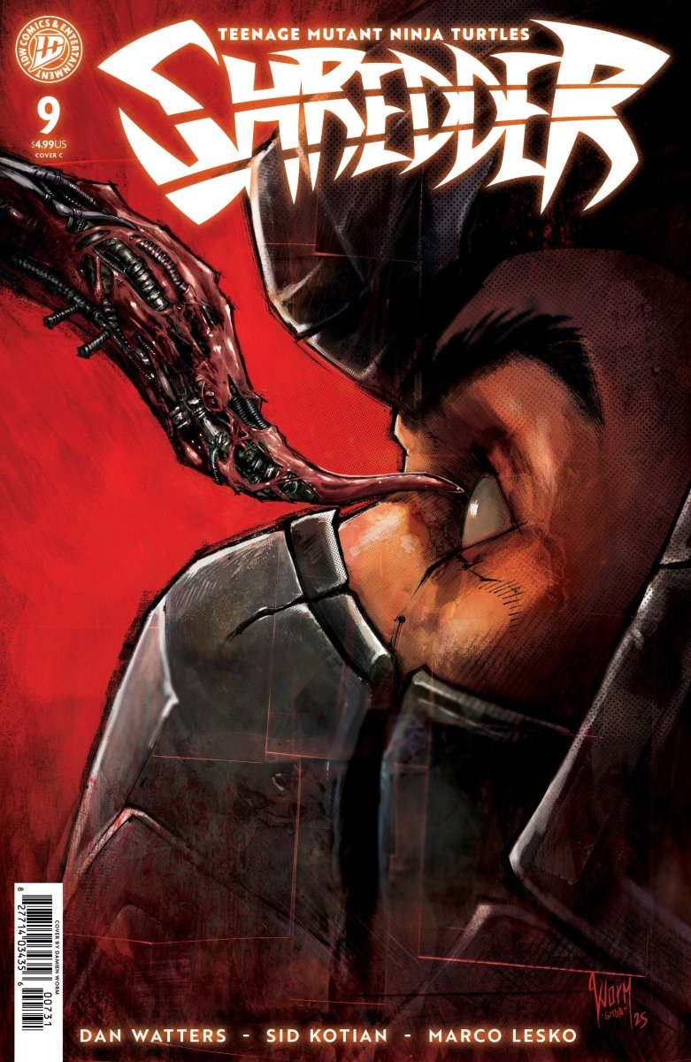 Teenage Mutant Ninja Turtles: Shredder 9 Variant C (Damien Worm) - Walt's Comic Shop