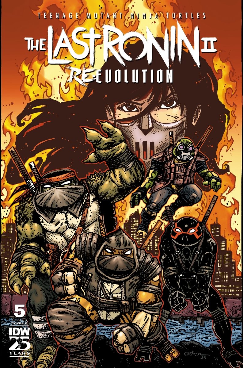 Teenage Mutant Ninja Turtles The Last Ronin II Re Evolution #5 Cover B Eastman (Mature) - Walt's Comic Shop