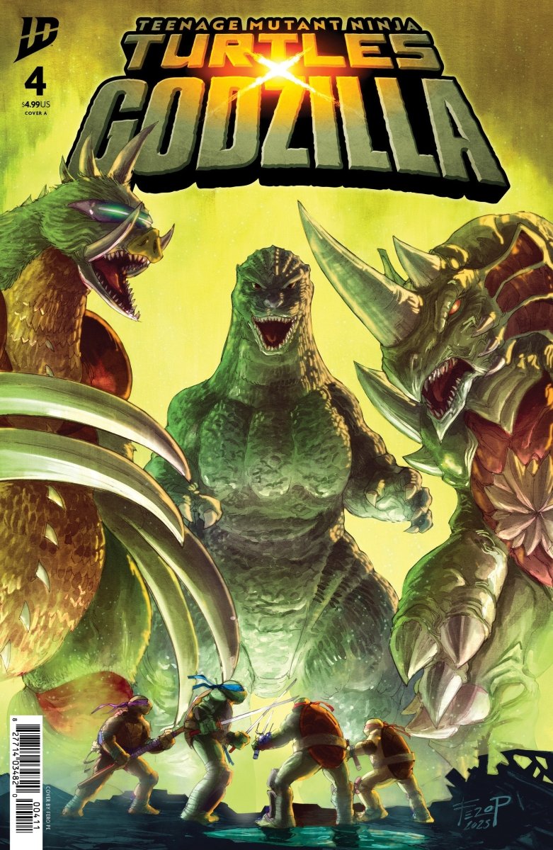 Teenage Mutant Ninja Turtles X Godzilla 4 Cover A (Pe) - Walt's Comic Shop