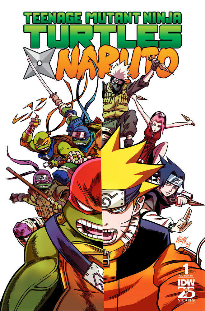 Teenage Mutant Ninja Turtles X Naruto #1 25 Copy Smith - Walt's Comic Shop