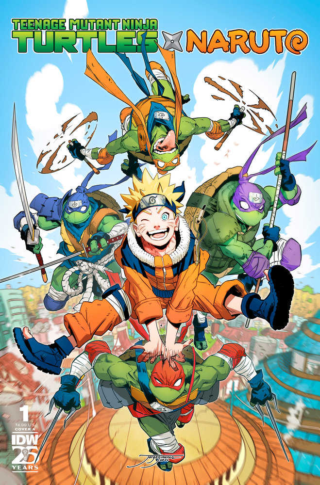 Teenage Mutant Ninja Turtles X Naruto #1 Cover A Jimenez - Walt's Comic Shop