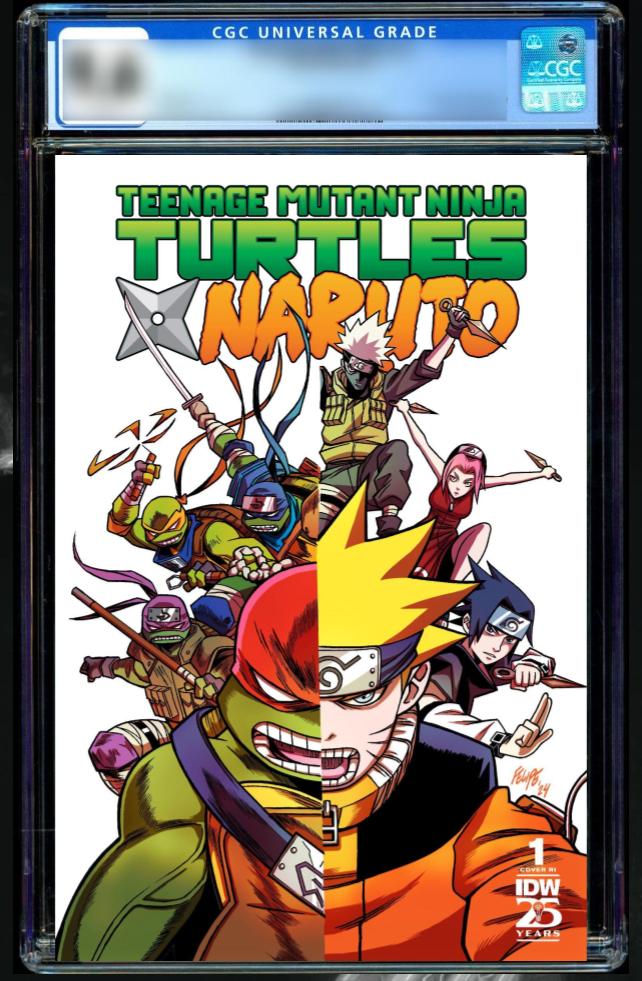 Teenage Mutant Ninja Turtles x Naruto #1 Variant (Felipe Smith)[1:25] CGC *PRE - ORDER* - Walt's Comic Shop