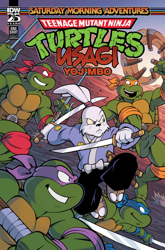 Teenage Mutant Ninja Turtles/Usagi Yojimbo: Saturday Morning Adventures Cover A (Lawrence) - Walt's Comic Shop