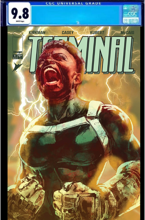 Terminal 1 Cover E 1:25 Bill Sienkiewicz Variant CGC 9.8 *PRE - ORDER* - Walt's Comic Shop